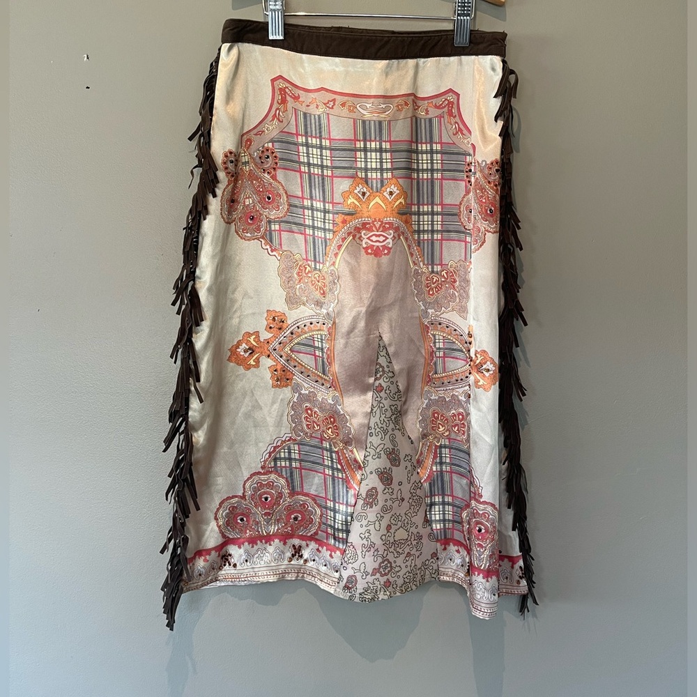 Jane Doe collection vintage fringed skirt